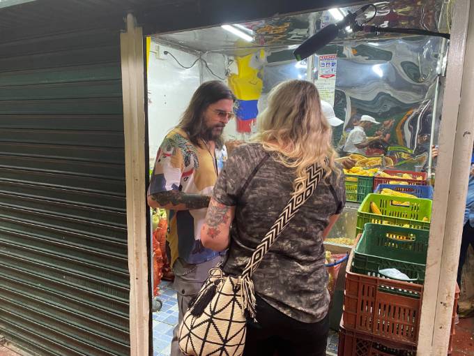 Discovery con la chef Carmen y Juanes en La Plaza MInorista.