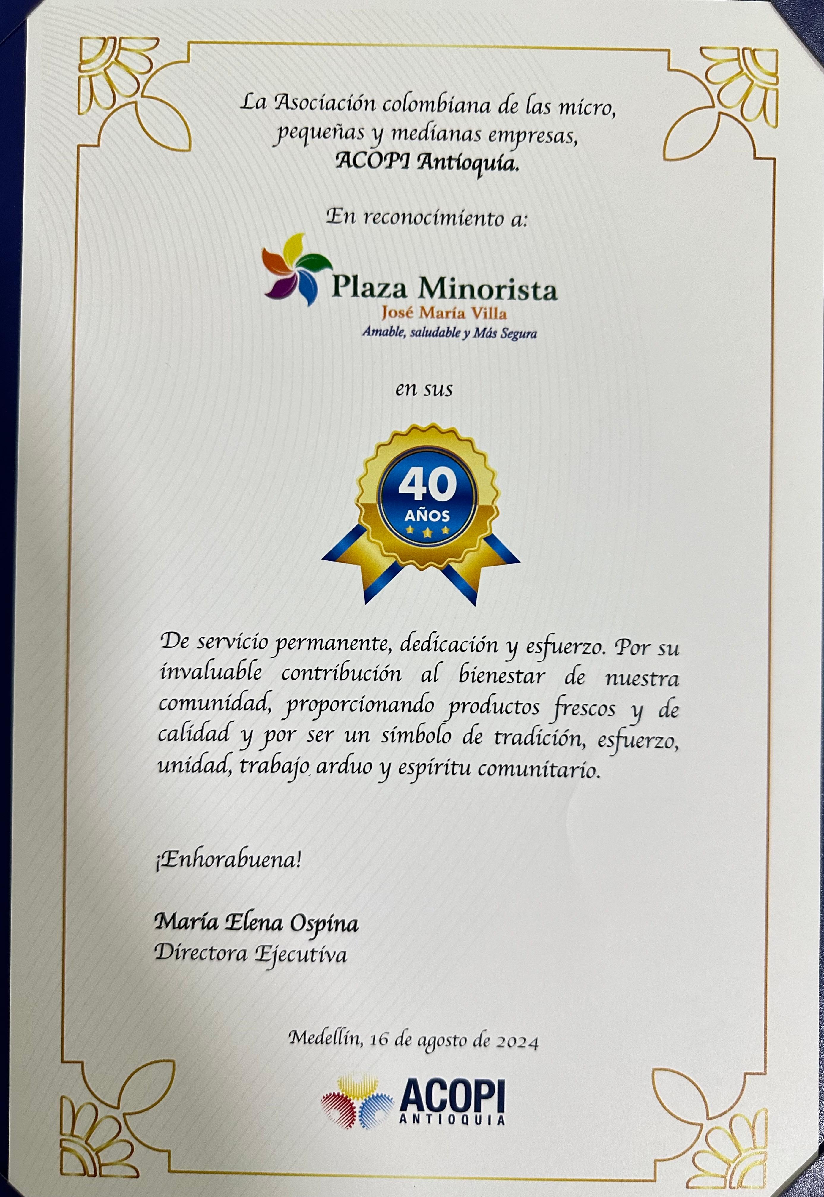 Aniversario 40 Años